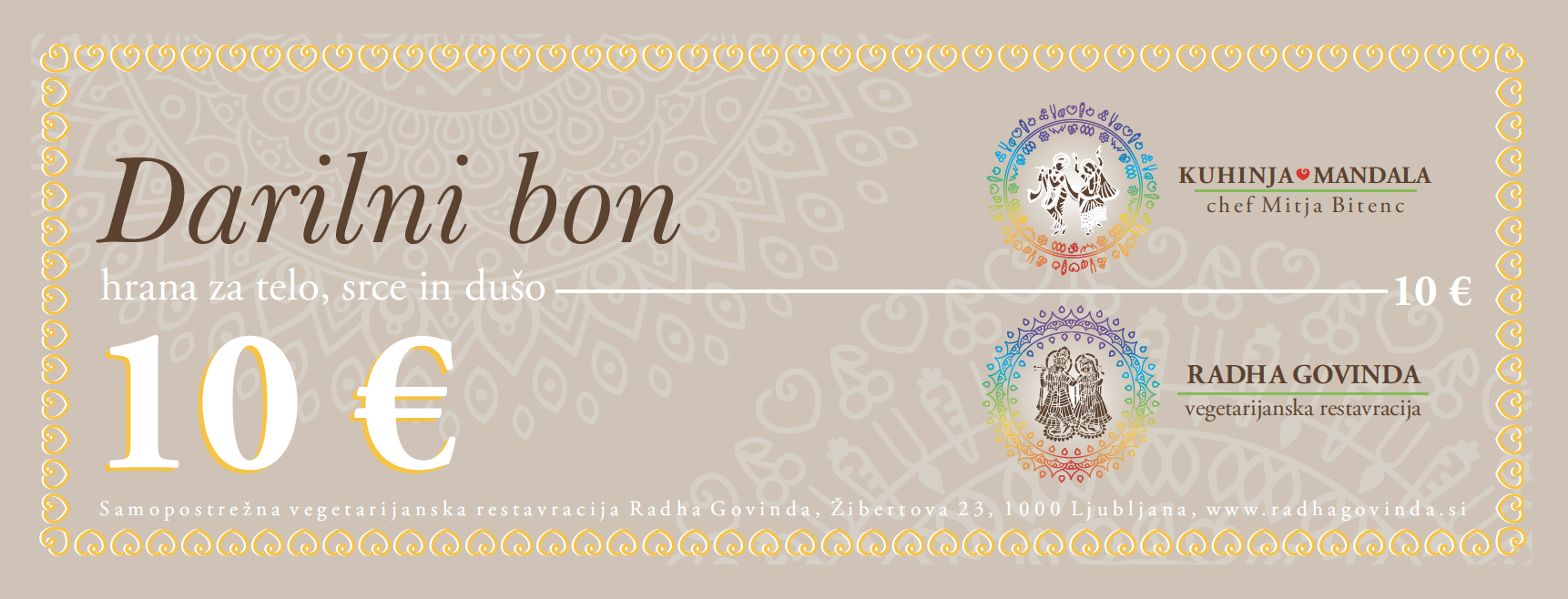 darilni bon 10€